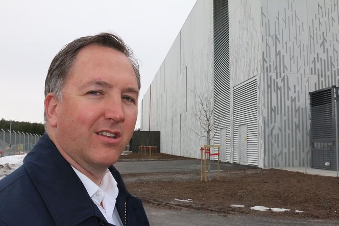 Harald Lome er driftsansvarlig for Evrys datasenter på Fet.