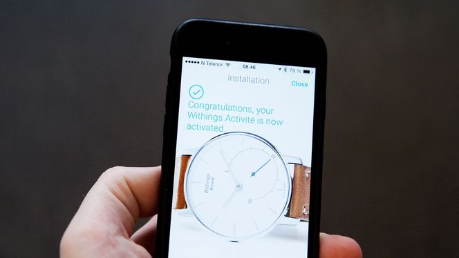 Installering: Det går veldig kjapt å installere Withings Activité.