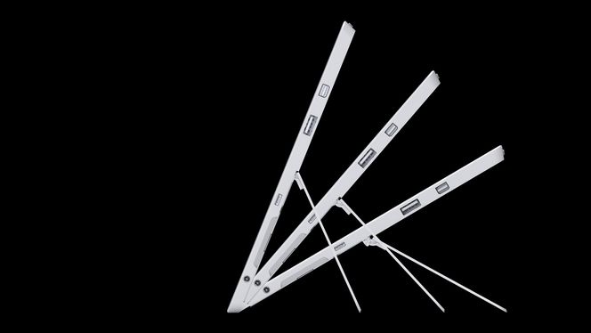 Heller bakover: Kickstand var en av innovasjonene Microsoft lanserte med Surface. Den nye modellen kan stille støtten i tre ulike vinkler.