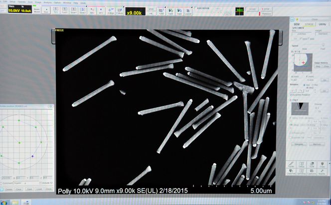 Nanotråder slik de ser ut hos Sol Voltaikcs