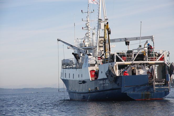 Simrad Echo ser unnselig ut, men er spekket med ultramoderne utstyr som Kongsberg Maritime tester ut.