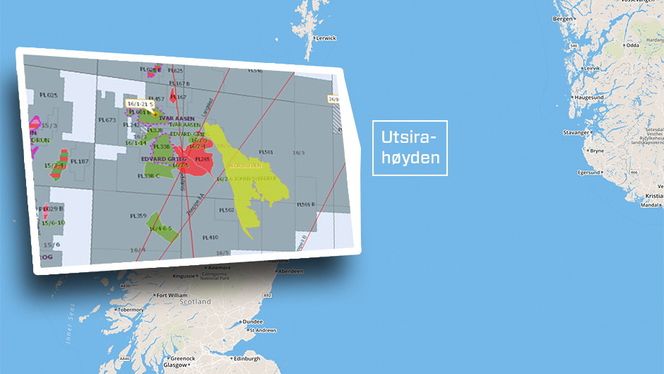 Kartet viser Johan Sverdrups geografiske plassering og feltareal. Montasje: Mapbox / Oljedirektoratet