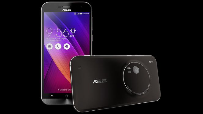 Asus Zenfone Zoom har 3 x optisk zoom integrert, og har ingen optikk som beveger på utsiden.