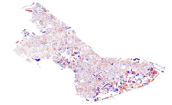 Varmekart over Cambridge, Massachusetts.