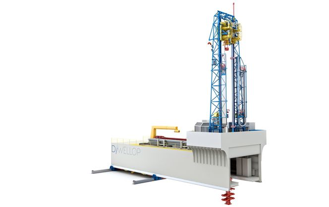 Yme-teknologi: En forenklet utgave av en modulær rigg, opprinnelig utviklet for Tme, er blant teknologiene Dwellop vil satse på i Midtøsten og andre markeder.