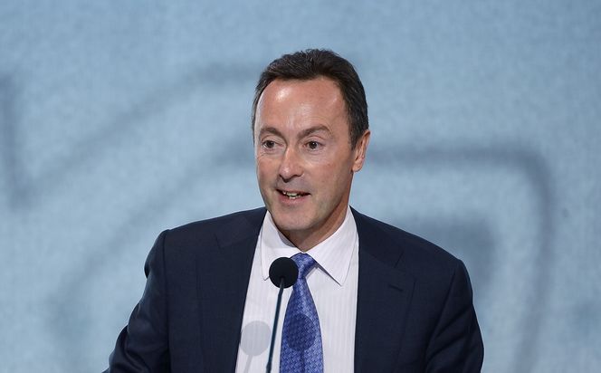 Airbus-sjef Fabrice Brégier på den årlige pressekonferansen tirsdag.