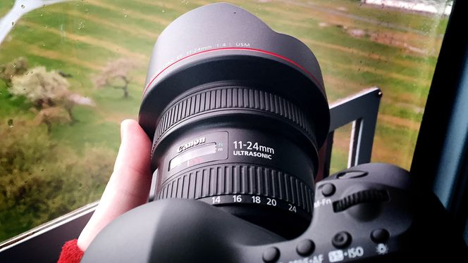 Canon 5Ds med 11-24mm vidvinkel. Foto: Eirik Helland Urke