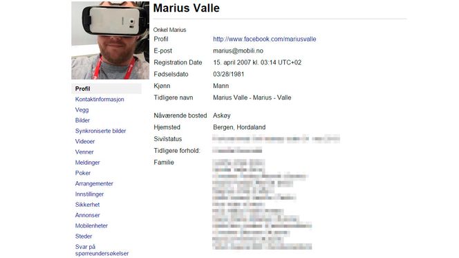 Dine Facebook-data inneholder det du har delt med Facebook, og som de har samlet inn selv.