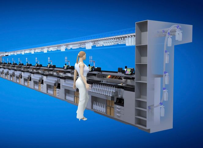 Slik kan en ferdig bar se ut, med fullautomatisk håndtering og registrering av glass. Svart omsetning blir da svært vanskelig.