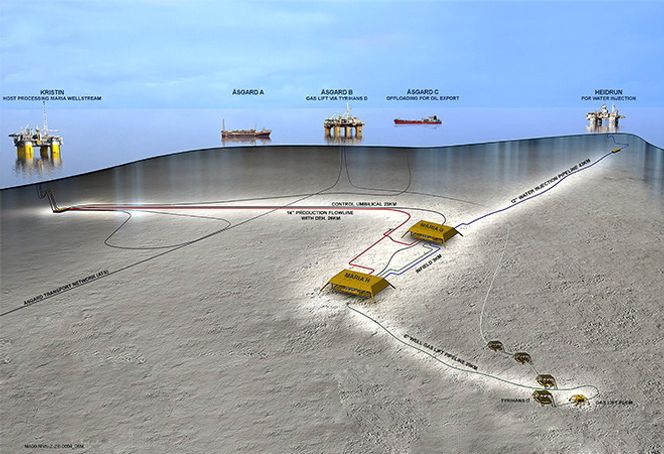 Wintershall øker anslagene for olje i Maria, til 180 millioner fat olje og gass.
