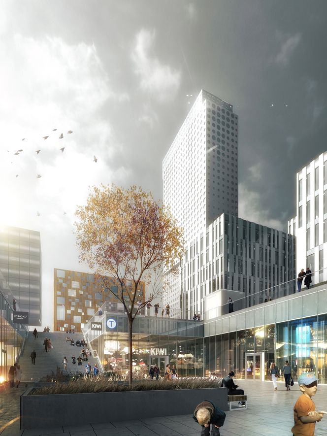 Del: Signalbygget vil kunne bli en del av det store nærings- og boligområdet som nå utvikles på Fornebu.