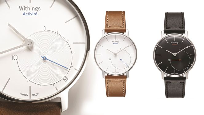 Aktivitetsmåler: Withings Activité ser ut som et klassisk armbåndsur, og kommer i brunt og svart.
