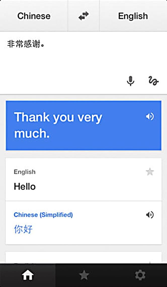 Google Translate.