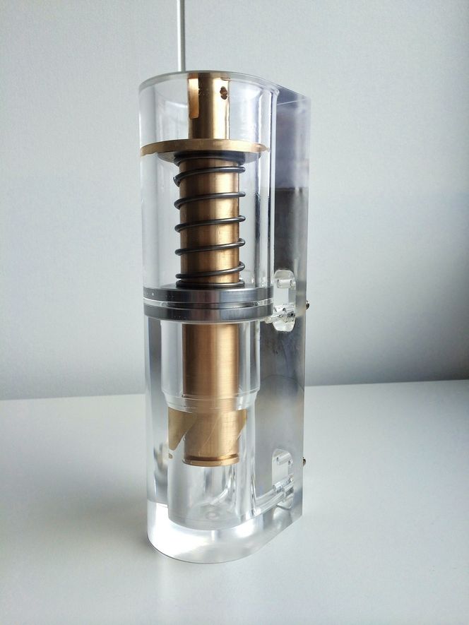 Solgte barnesmikke i tre landPrototype: Oppfinneren har søkt om patent på pumpen, som ifølge potensielle kunder både er enkel og genial.