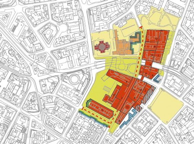Anbefalt: Alternativ Øst K5 for nytt rejgeringskvartal ble anbefalt i konseptvalgutredningen. I kvalitetssikringsrapporten blir en mer konsentrert variant av samme anbefalt.