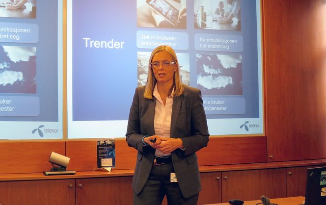 IT og tele til de små: Direktør bedriftsmarkedet i Telenor, Marina Lønning, har med seg Microsoft når telegiganten nå skal tilbyr fullt integrert Office og telekommunikasjon i nettskyen til små og mellomstore bedrifter