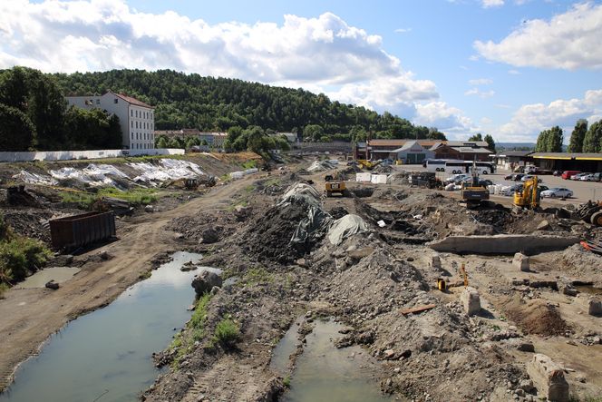 Her skal nye Follobanen legges i en betongkulvert. Over kulverten blir det park.