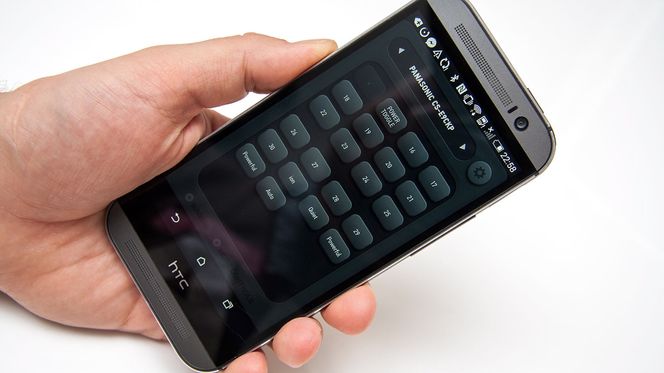 Her har vi programmert Smart IR Remote med kontroller for alle støttede temperaturvalg.