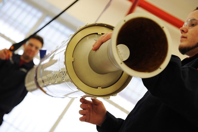 Overfører teknologi: Nammo har lang erfaring med utvikling av drivstoff og motorer til raketter som brukes til militære formål. Nå kan teknologiene overføres til rombransjen. Foto: Nammo