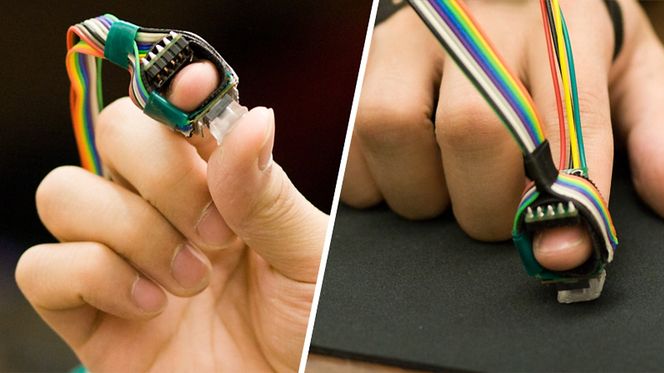 Utstyrt med en rekke sensorer, skal pekefingeren din kunne kommunisere i tre dimensjoner.