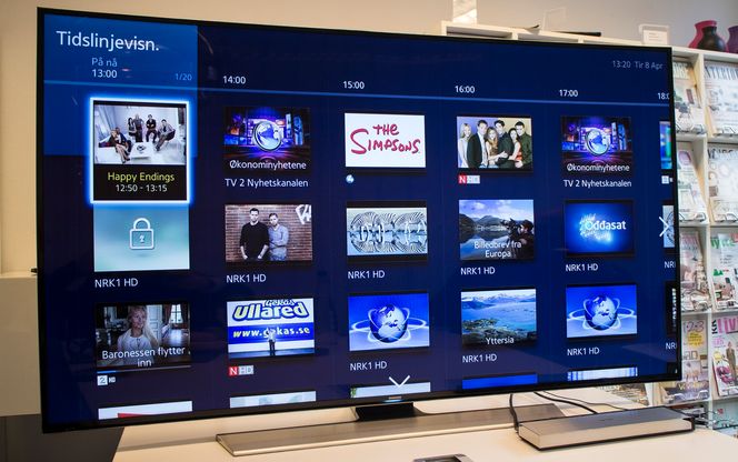 Bra smart-TV: Det nye Smart-TV grensesnittet er svært oversiktlig og ikke minst raskt å manøvrere i.
