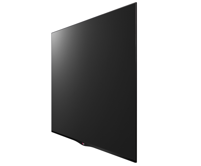 Lydfri: Denne 55 tommer OLED-TVen, 55EA880W, kommer uten høyttalere. De fleste som har en slik vil heller bruke lydanlegget de allerede har.