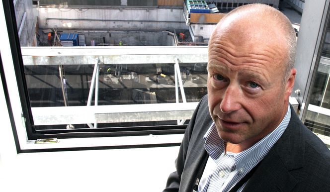 POD IKT-direktør Cat Rindal i sammenligner oppgraderingen av it i politiet med oppføringen av nybygget til POD på Majorstua - grunnmuren på på plass først. Bilde: Espen Zachariassen