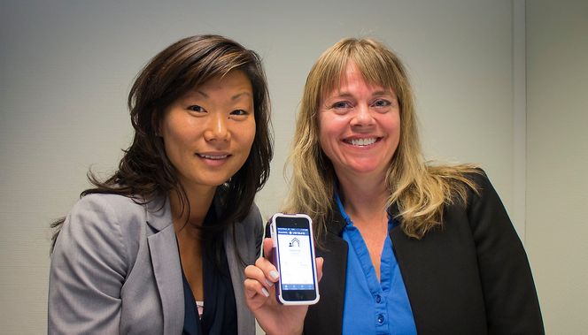 Tar styringen: Produktsjef i Panasonic, Sofia Törnlöf og kommunikasjonssjef i Verisure, Cecilie Knudsen vil gjøre alarmsystemet til husets hjerne.