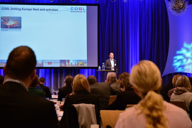 Jørgen Arnesen, administrerende direktør i COSL Drilling Europe, snakket om hvilke virkemidler COSL har brukt i rekrutteringsarbeidet i selskapet som nå har 900 ansatte, og om utfordringer for bransjen framover.