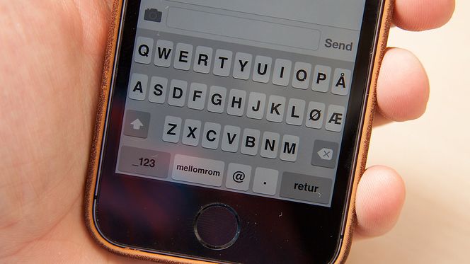 Nå får du fet skrift flere steder, blant annet på tastaturet.