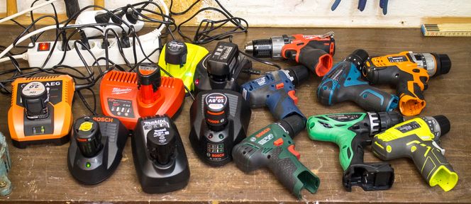 Drilltest. Mye å lade opp