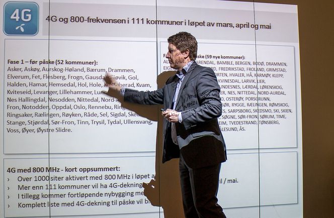 Rask utrulling: Noen dager etter Netcom starter Telenor utrullingen av 4G på 800 MHz-frekvensen. I løpet av fase en skal de ha tusen basestasjoner aktivert. Mange av den vil være på vintersportssteder, slik at påsketuristene kan få glede av den høye bitraten.