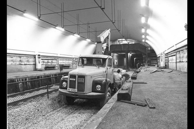 Valkyrien plass stasjon nær Majorstuen stasjon er hovedstadens mest kjente spøkelsesstasjon, og ble bygget som følge av et uhell.