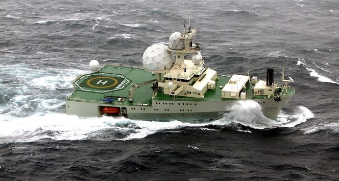 Pensjonist: Etterretningsfartøyet Marjata III blir avløst av et nytt skip i løpet av 2015. Vard Langsten skal levere bygg 777 til Forsvaret i 4. kvartal.