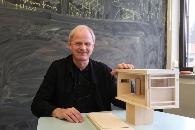 Klar: Marius Gygaard, professor ved AHO, er klar for å gjøre den nye undervisningsformen på tvers av fag- og skolegrenser til en ordinær del av utdanningen innen byggenæringen.