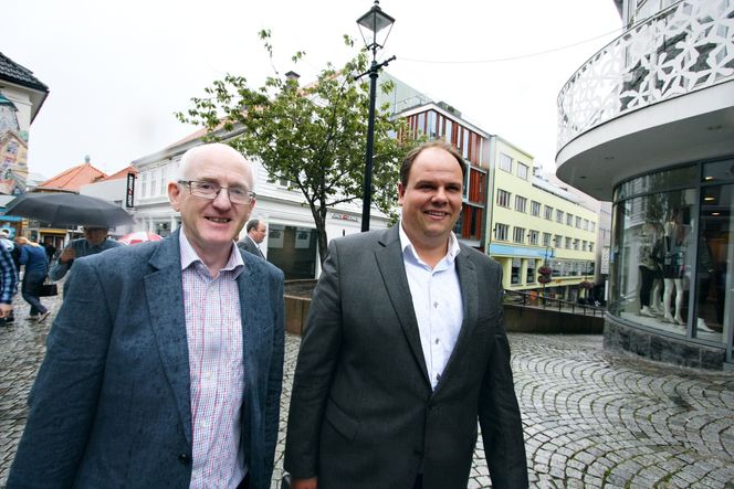 Enige: Atle Sundøy i Inventura og Sindre Søndenå Andersen i advokatfirmaet Schjødt mener det er for dårlig samspill i næringen.  foto: Ole K. Helgesen