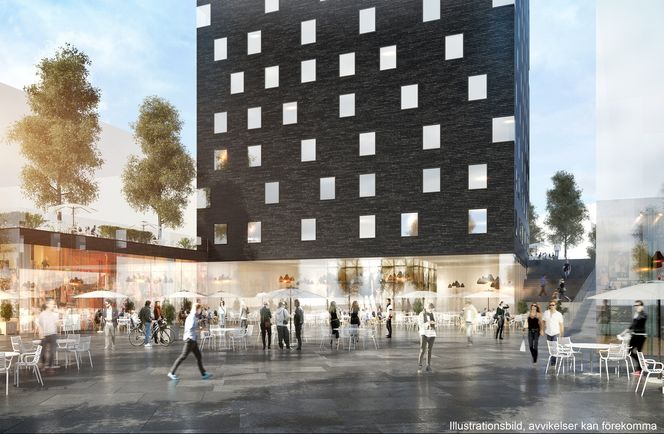70 av 75 etasjer i den planlagte bygningen skal brukes til leiligheter.