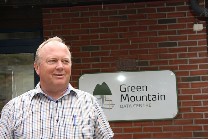Adm. dir. Knut Molaug og Green Mountain Data Centre er først i Skandinavia med Tier III-sertifisering. Bilde: Espen Zachariassen