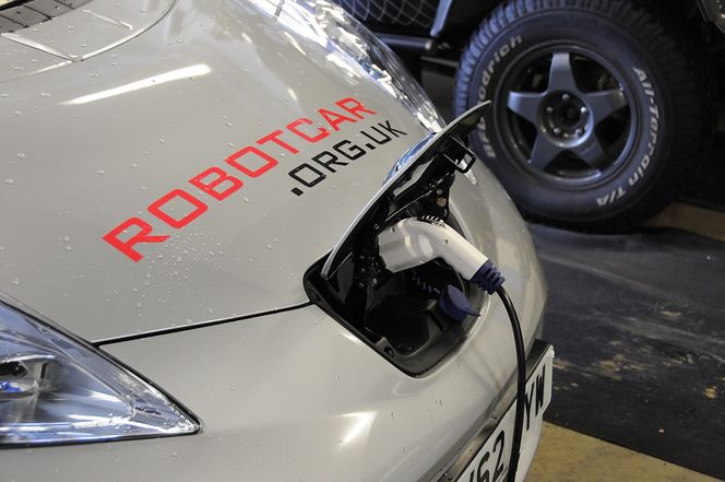 RobotCar er fullstendig elektrisk.