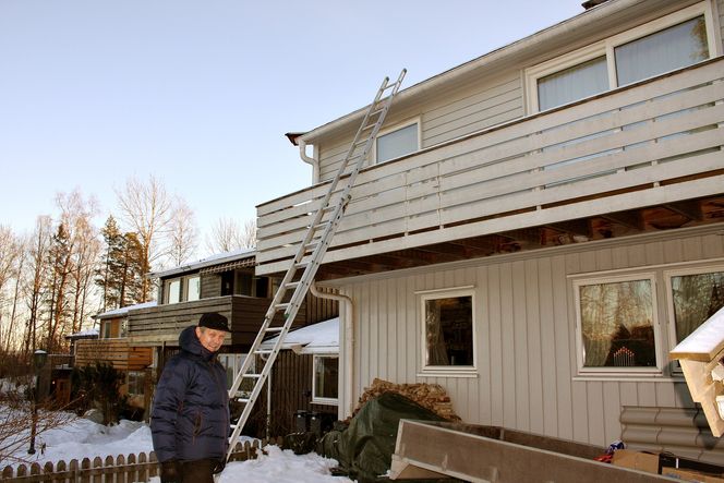Solbedrift: Et vanlig rekkehus fra 1964 har blitt forvandlet til en miljøvennlig solbedrift, som leverer energi til nettet.