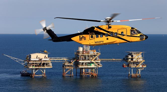 I november gjennomførte dette S-92A-helikopteret fra PHI den første automatiske plattforminnflygingen (rig approach) i Mexicogulfen.