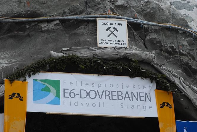 Alpine Bau gikk konkurs midt i byggingen av Fellesprosjektet E6 - Dovrebanen.