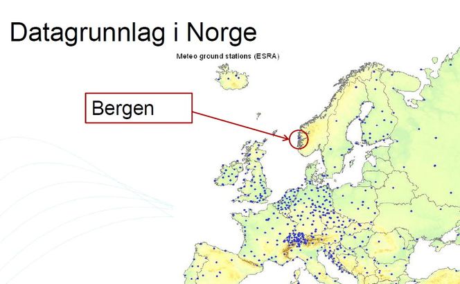 En av dagens målinger, det internasjonale systemet PVGIS, baserer seg på tall fra kun én målestasjon i Norge.