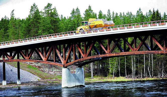 Kjøllsæterbrua er verdens sterkeste trebru. Den kan ta 715 tonn trafikklast i tillegg til betongdekket på 970 tonn. Den ble åpnet i 2006 og er dimensjonert for å vare i 100 år.