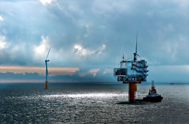 Starter opp: Northwind utenfor Belgia skal stå klar juni 2014, men de aller første turbinene forventes å levere elektrisitet allerede før jul.