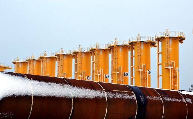 På plass: Alle fundamentene til havvindparken Northwind er nå installert på 16-29 meters dyp, men 42 monopiles venter fortsat på å få turbintårnet montert. Northwind (216 MW) får en kapasitetsfaktor og en planlagt årsproduksjon på 875 GWh.