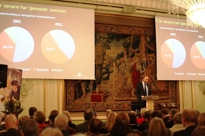 Nærings- og handelsminister Trond Giske poengterte i sin tale på konferansen at penger skal bli bevilget ikke til de beste søknadene, men til de beste prosjektene.