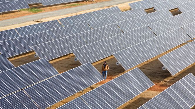 Ved datasenteret i North-Carolina har Apple installert USAs største sluttbrukereide solcellepark.