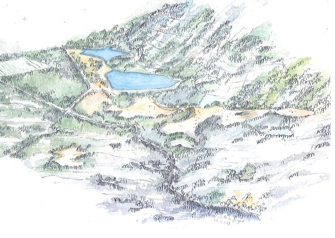 Disse småvassdragene vil kunne bli demmet opp.