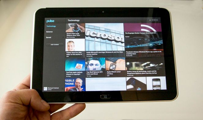 Spiller på to lag: et viktig poeng med ElitePad er å kunne bruke vanlige Windows-programmer, men like viktig er det å kunne bruke apper. Her ligger Microsoft etter, men det begynner å likne på noe, selv om 50 000 ikke er mye i forhold til konkurrentene
